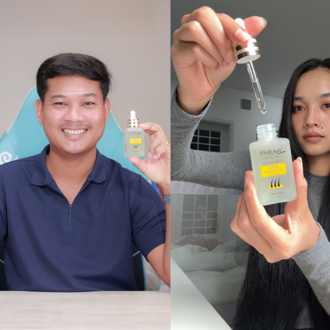 បណ្តុះសក់ថ្មី សក់ជ្រុះខ្លាំង អង្គែរមាស់ ប្រេង